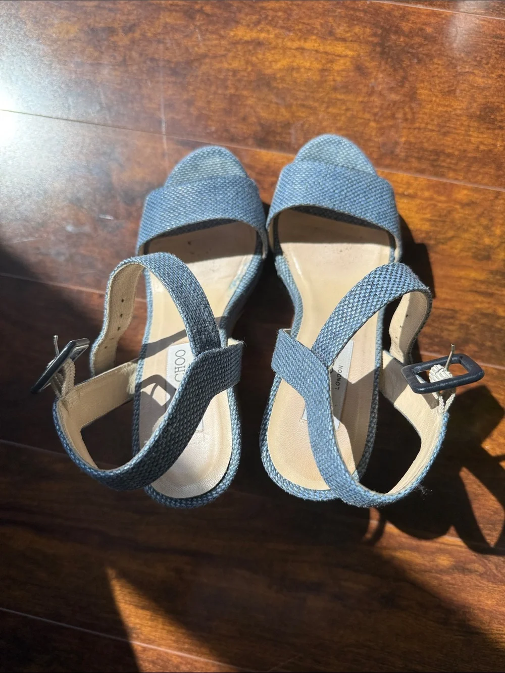 Chunky Platform Ankle-Strap wedge